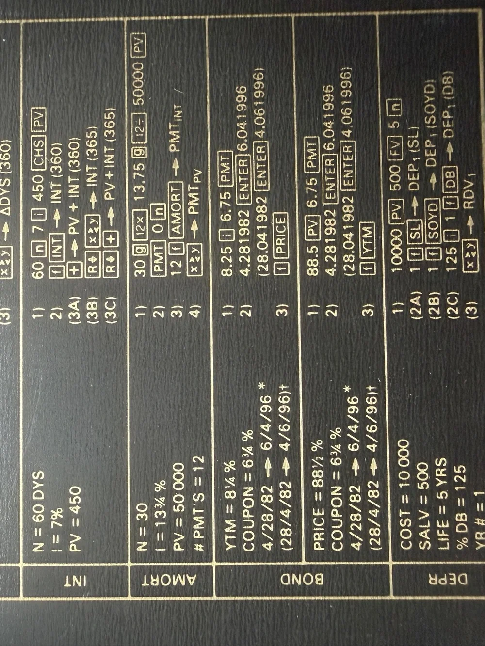 Vintage 80s HP 12C Financial Calculator w/ Case Working